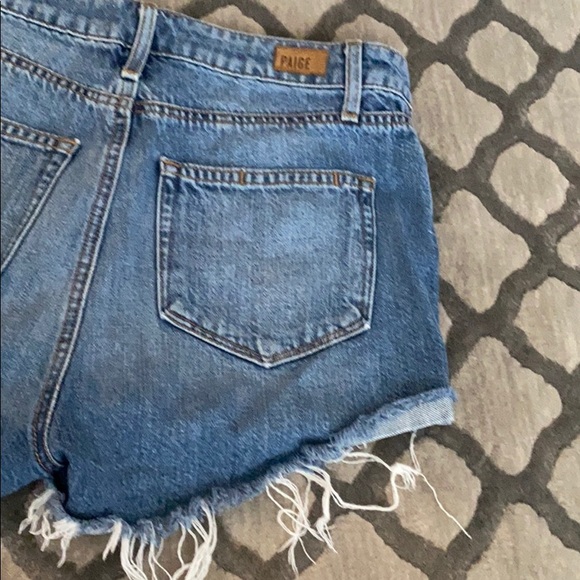 PAIGE DENIM High Waisted Denim Shorts - Picture 9 of 10
